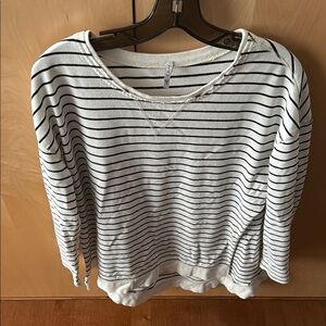 Z supply striped sweatshirt